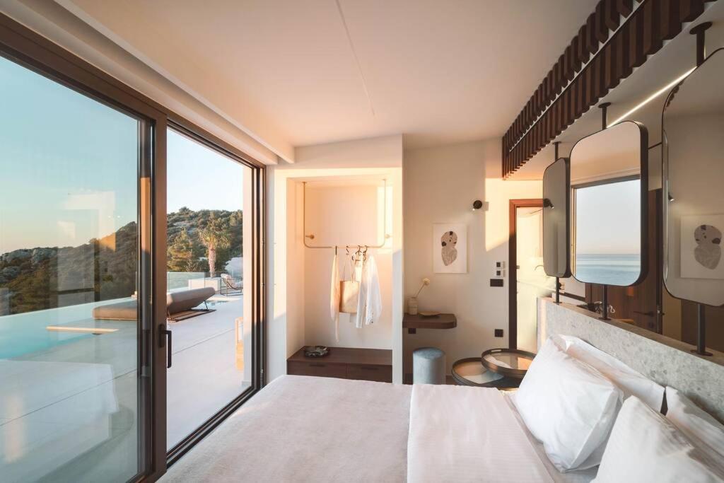 The Wave Twin Villa 1 Kathisma Beach Lefkada Екстериор снимка