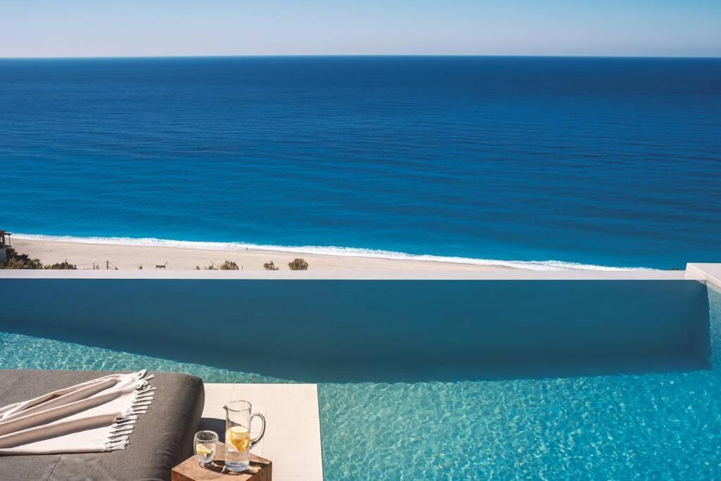 The Wave Twin Villa 1 Kathisma Beach Lefkada Екстериор снимка
