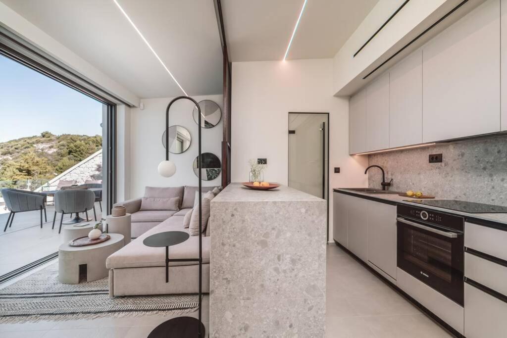 The Wave Twin Villa 1 Kathisma Beach Lefkada Екстериор снимка