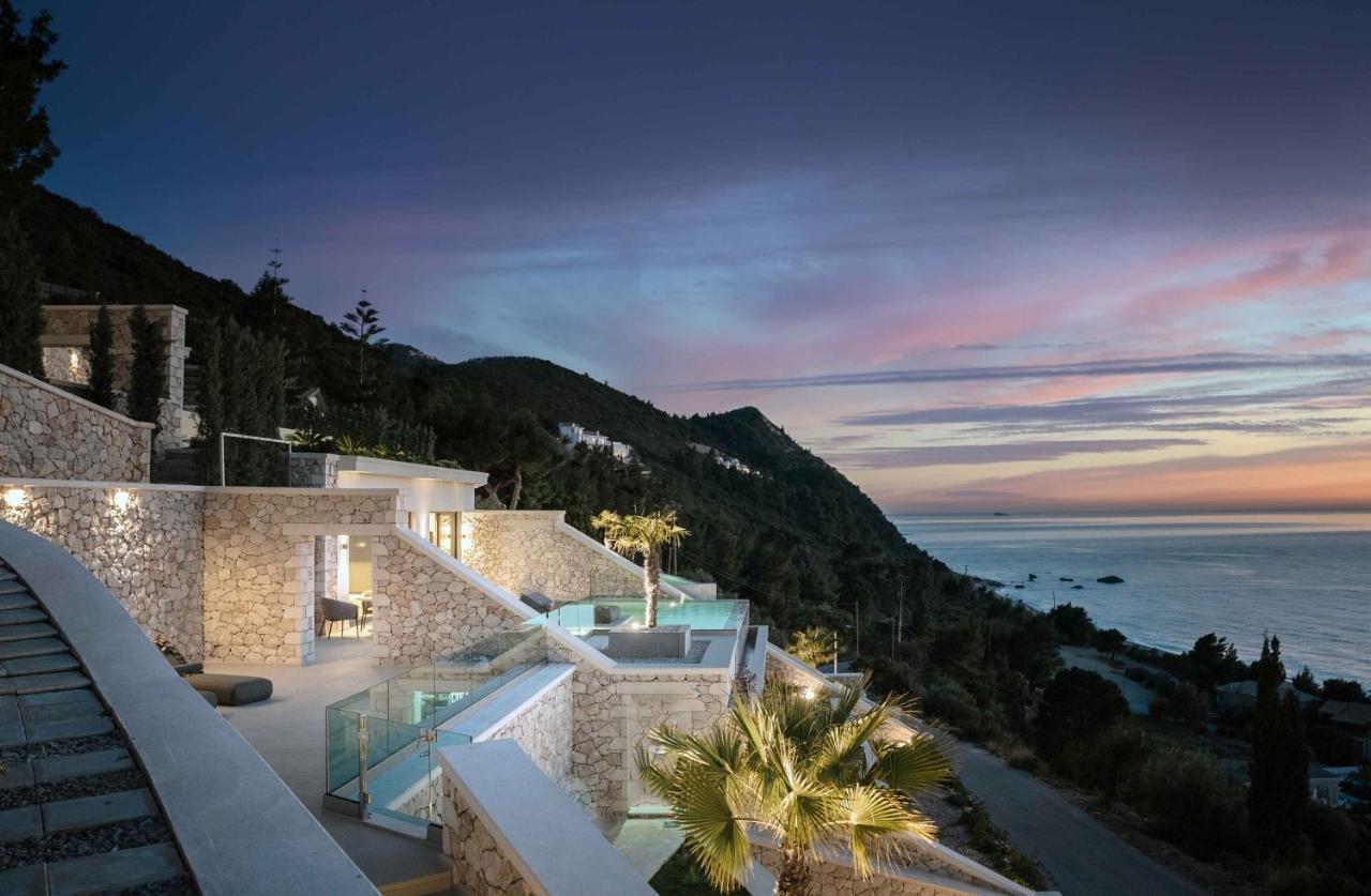 The Wave Twin Villa 1 Kathisma Beach Lefkada Екстериор снимка