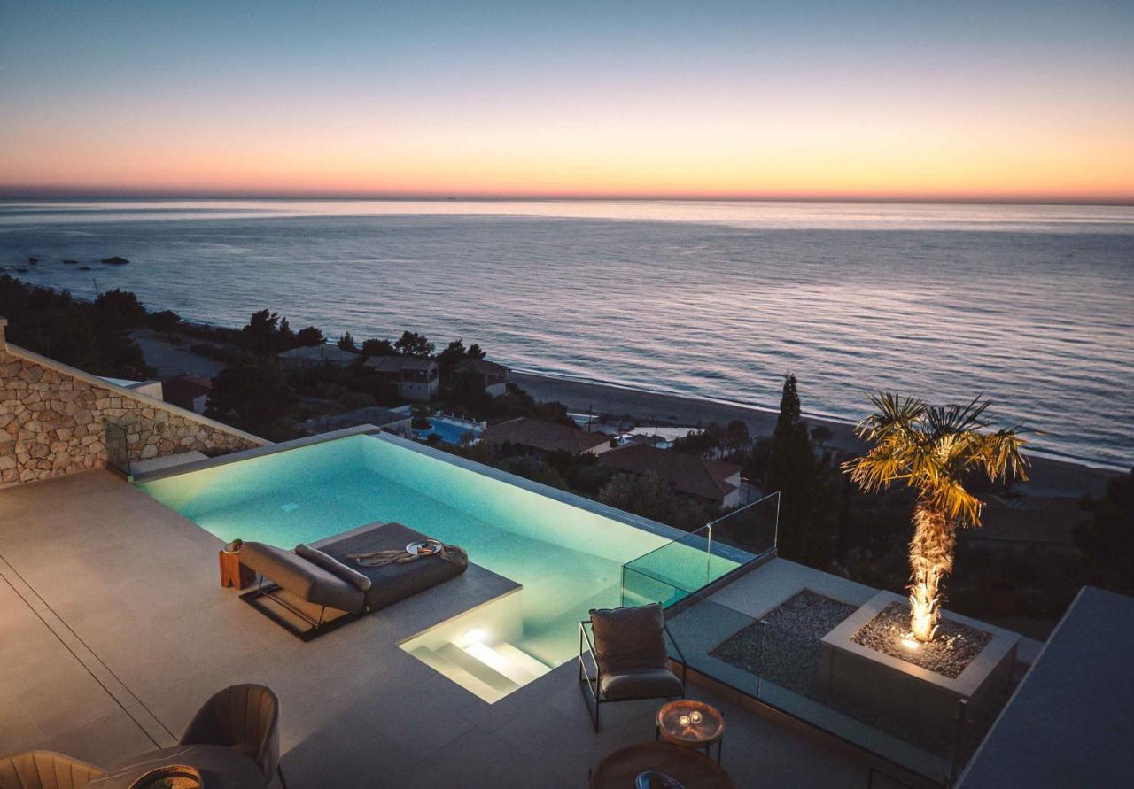 The Wave Twin Villa 1 Kathisma Beach Lefkada Екстериор снимка